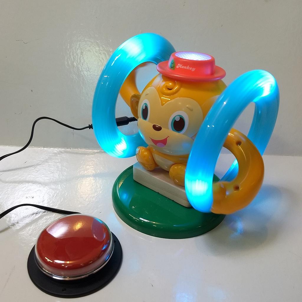 Monkey - Lights & Music - switch adapted