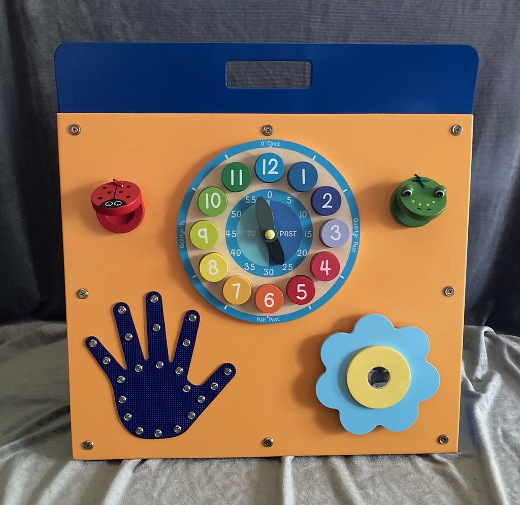 Portable Activity Centre - Clock & Cogs
