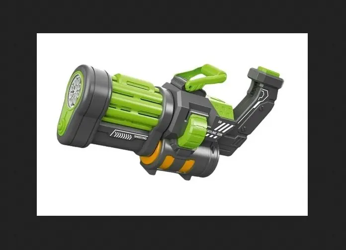 2 in 1 Water & Bubble Gatling Gun 