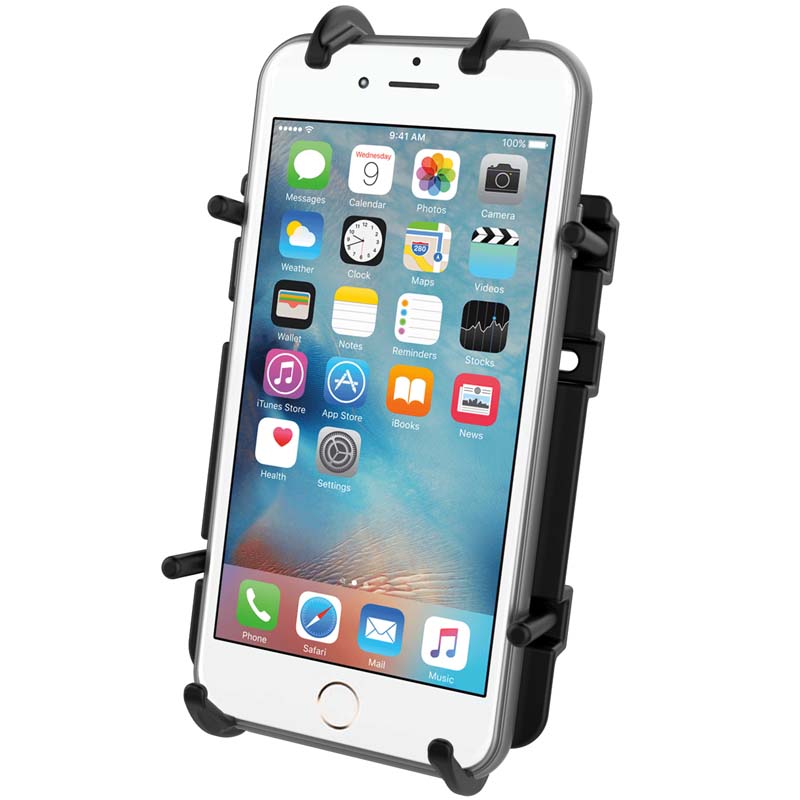 Mobile Phone Cradle, Universal Quick-Grip, fits most phones.
