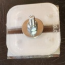 Switch Mount Plate, 65mm Acrylic, with Velcro (1/4" Male)