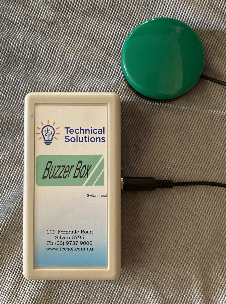 Buzzer Box - simple alerting device (BYO Switch)