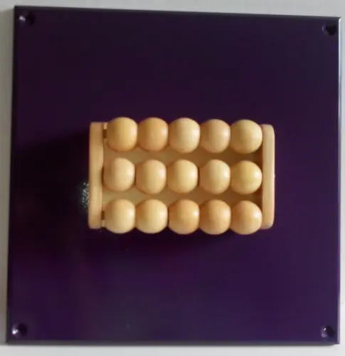 Activity Wall Panel - timber rollers set of three