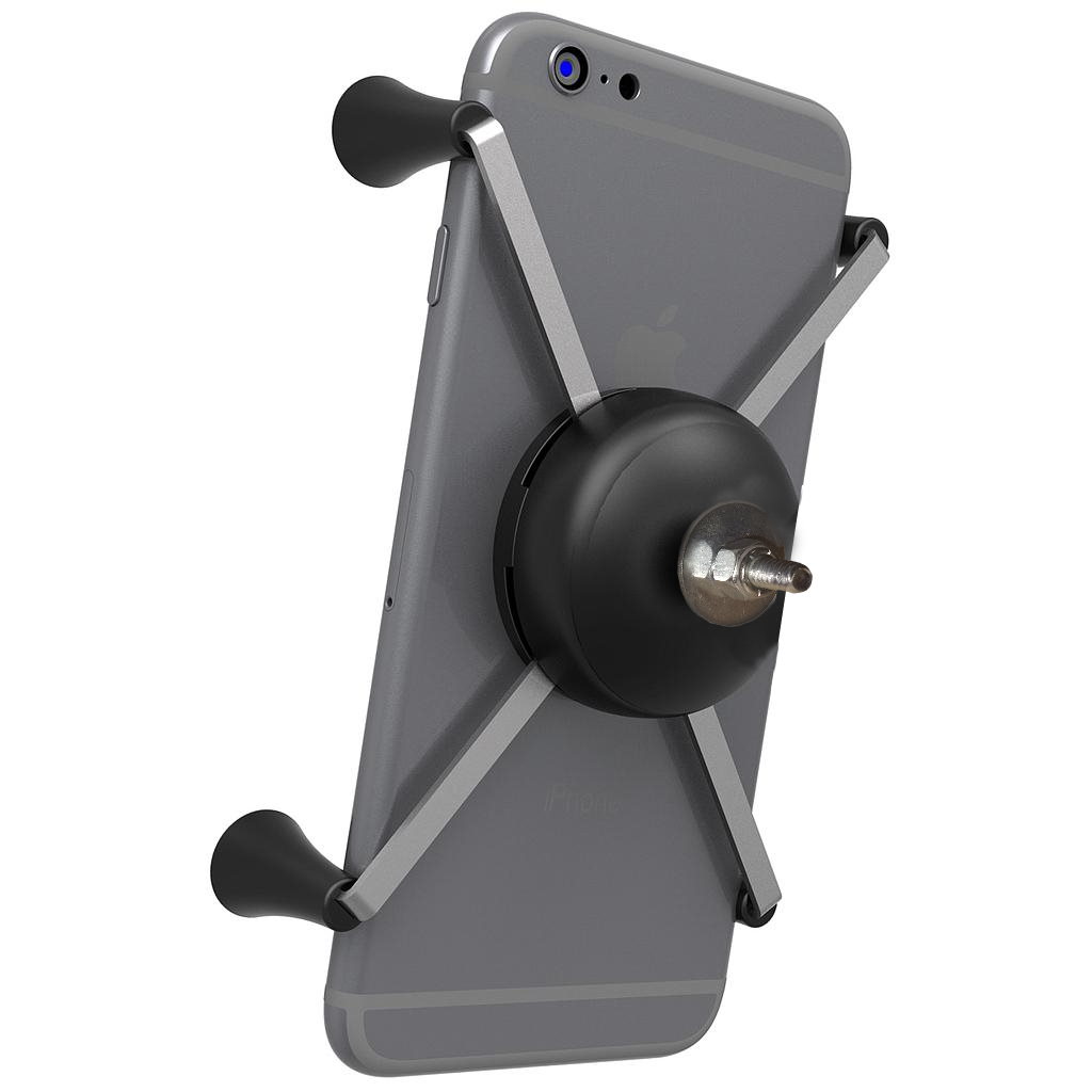Mobile Phone Cradle, Universal X-Grip, fits most phones (1/4"male)