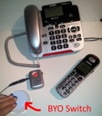 Uniden Corded+Cordless Phone + ADAPTED SOS Pendant