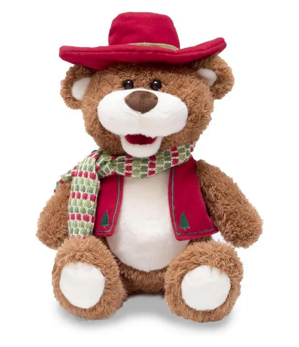 Country Cody plush bear - switch adapted