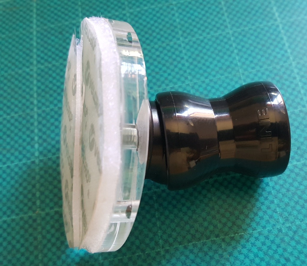 Switch Mounting Plate, Round 65mm for JBT and similar,  3/4" Locline