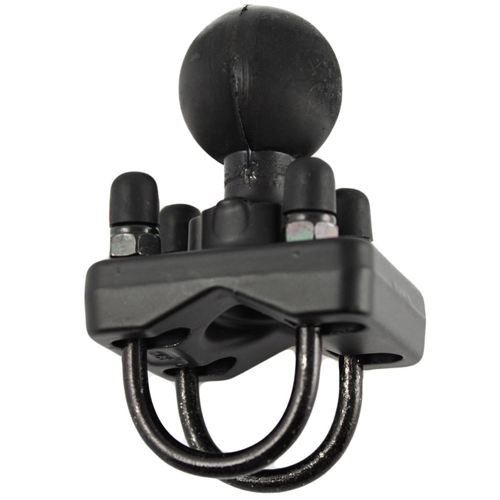 Ram C size 1.5" Ball with twin U Bolt Clamp for 0.75" - 1" Rails