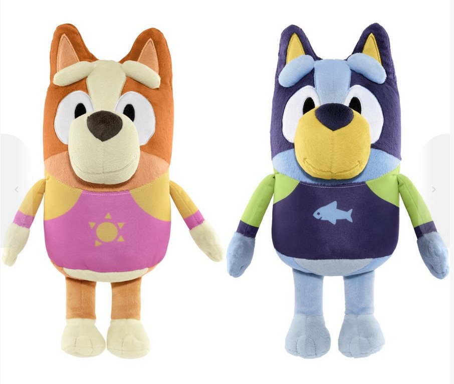 Assorted Talking Beach Bluey OR Bingo * - Switch Adapted