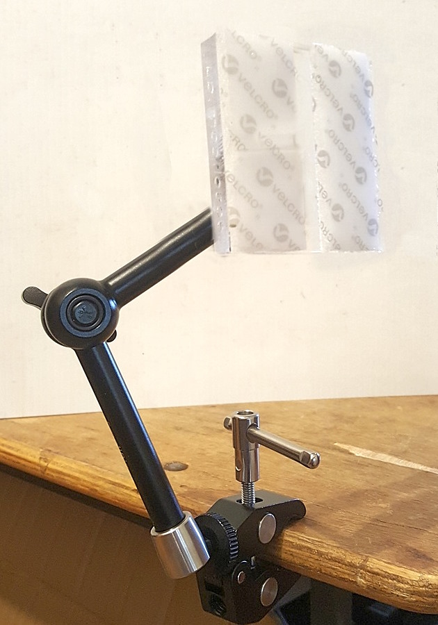 HouseMate/Switch Mount, square 65x65mm plate, 24cm arm and nano clamp