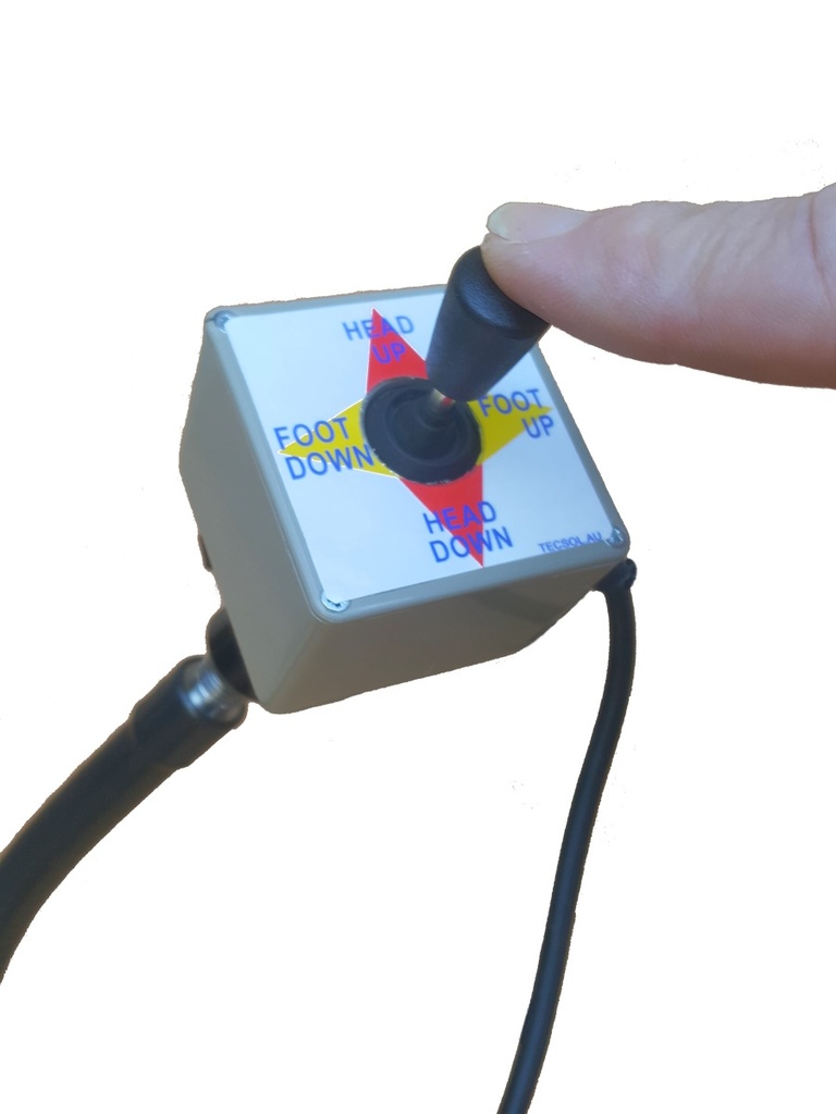 Joystick Bed Controller, 2 or 4 Function, Single Joystick with mounting