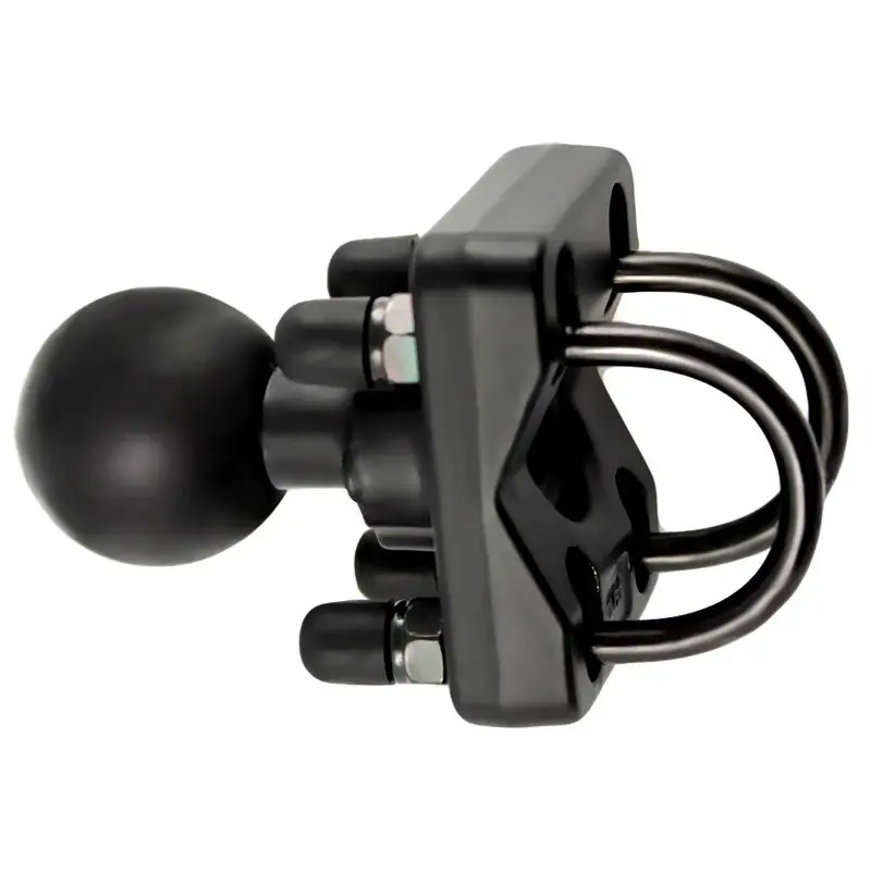 RAM® Double U-Bolt 1.5"Ball Base for 1" - 1.25" Rails - C Size 