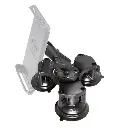 RAM Triple Suction cup base with 7cm "C" size arm and round amps base