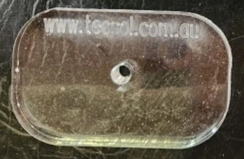 Switch Mount Plate, 6mmx45x15mm Acrylic, 