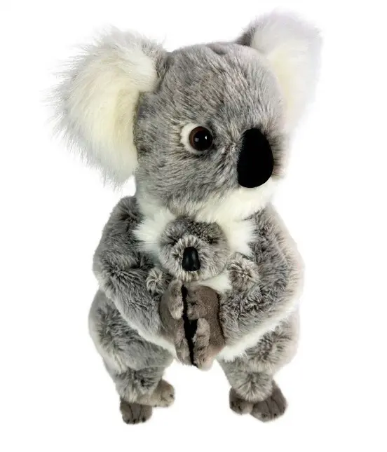 Weighted Plush Koala with Baby