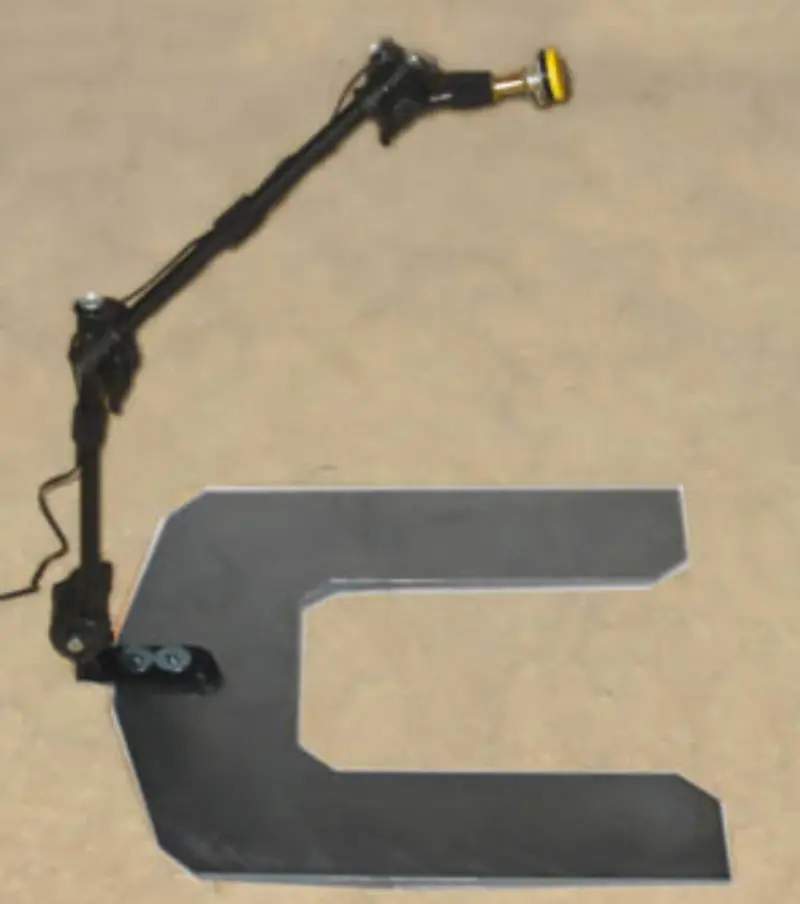 Bed Switch Mount, under mattress plate, 2 rods & adaptor plate