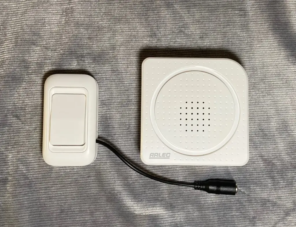 Switch Adapted Call Chime with Lights (White) - BYO switch 