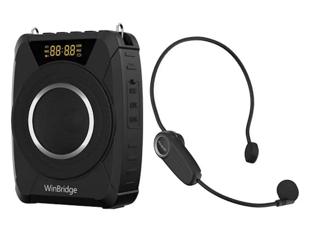 WinBridge M801 20W UHF Wireless Voice Amplifier
