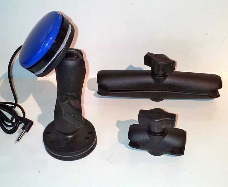 Swivel Arm Switch Mount, 9.5cm arm and Magnetic Base