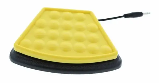Textured Plate Switch - Yellow
