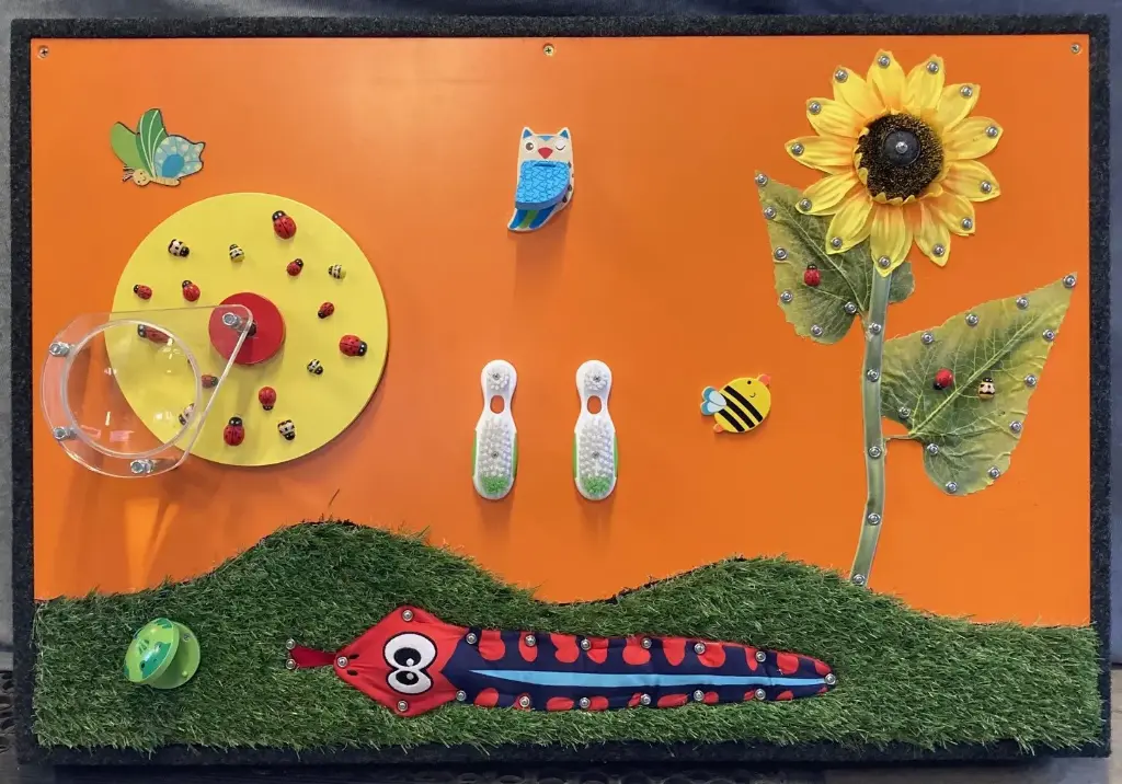Tactile Wall Panel - Ladybirds