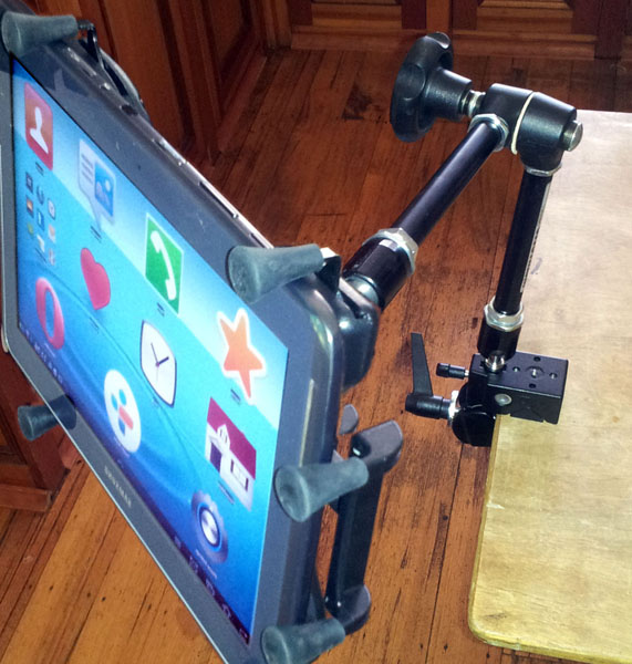 Universal X-Grip 12" - 12.9" Tablet/Surface Pro Mounting Arm