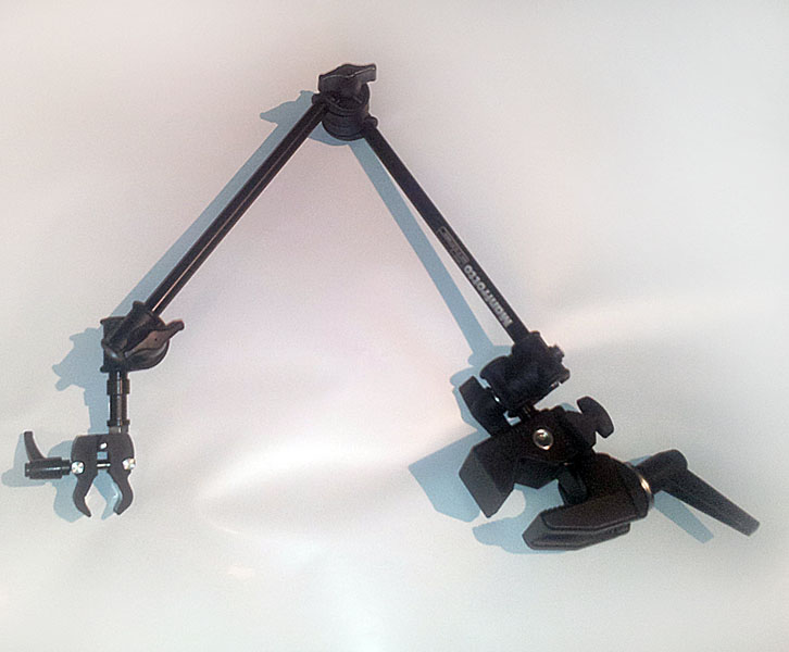 Light Articulated Switch Mount with Multi Clamp & Nano Clamp