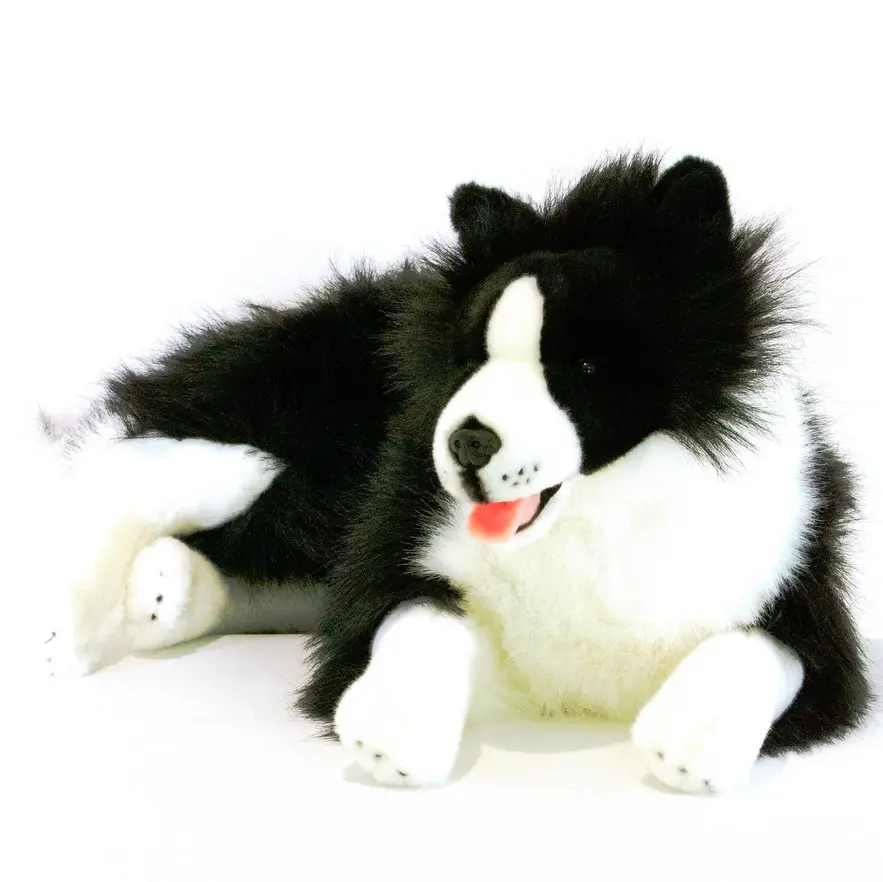 Plush Border Collie Dog - weighted 2.5kg