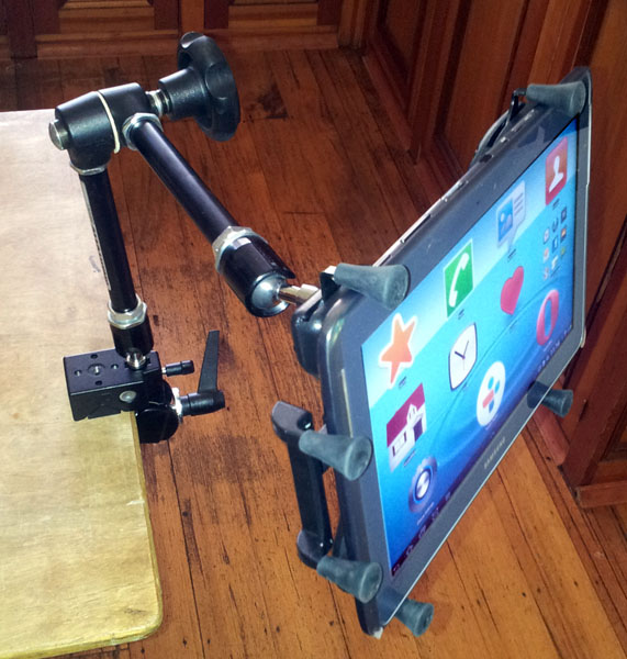 Universal X-Grip iPad/Tablet (9"-11") Mounting Arm.