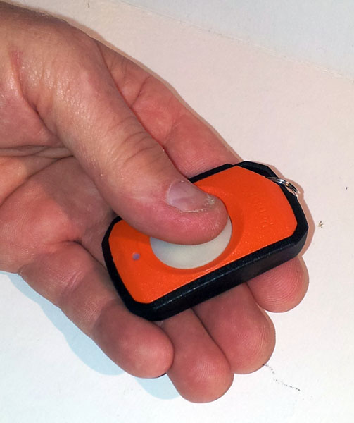 Pendant Transmitter, Pentafob 1ch large button 433 MHz