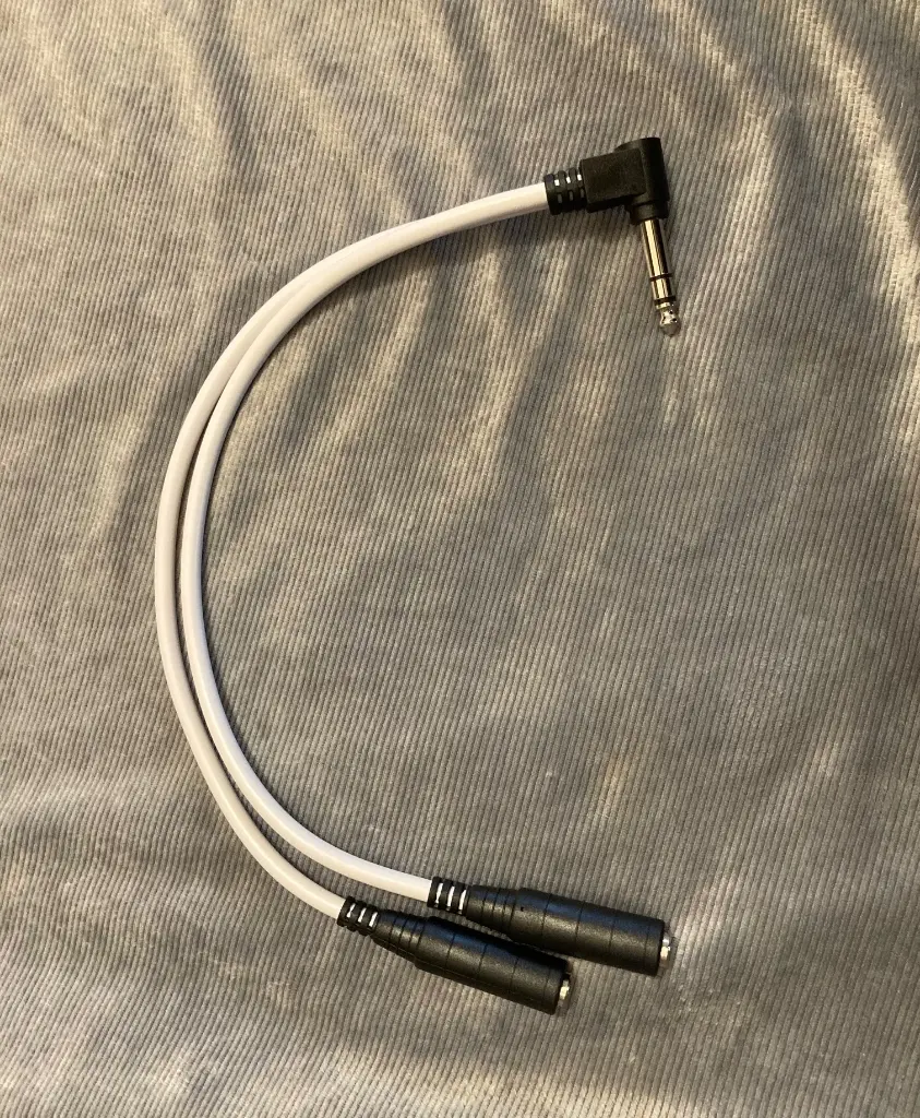 Switch Extension Double Adapter Stereo 6mm Plug (Universal)