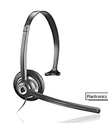 PLANTRONICS M214C Headset for Cordless Phone, 2.5mm plug