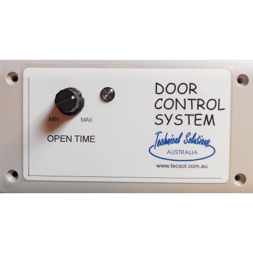 [DR-DCSRX-433] Door control system, 433MHz radio receiver, latch & timer  