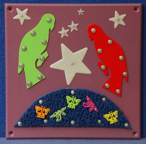 Textured panel - parrotts * DISCOUNTED