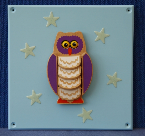 [ACTW-VOT-O] Activity Wall Panel - Textured Owl