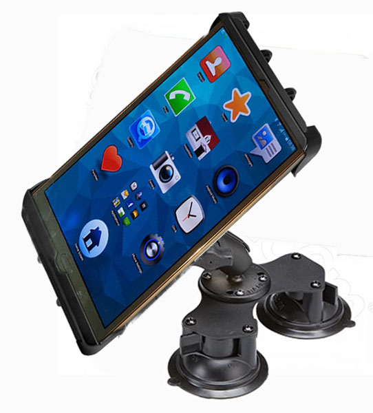 Double Suction Cup Table Mount, Tab-Tite for 9&quot;- 10.5&quot; Tablet