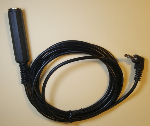 [ELFS3.5MP-6MSK] Extension Lead with 3.5mm plug to suit Pager Tx, with 6mm Mono SKT