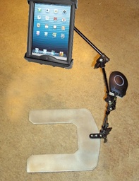 [BSM-HM-TAB] Bed Mount, single arm holds HMPRO &amp; (iPad/Tablet cradle extra)