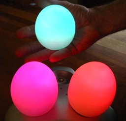 [OGGZZ] Oggz-glowing eggs set of 3, power supply &amp; charger  *****SOLD OUT 08/20 ****