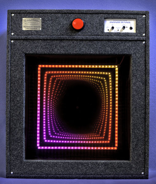 Infinity Panel 75cm x 63cmx 20cm push button visual effect