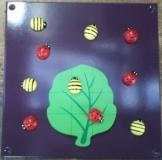 Activity Wall Panel -Lady Bugs,tactile