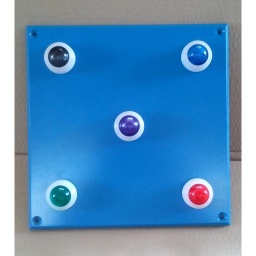 [ACTW-ROLLER] Activity Wall Panel 30cm Sq- tactile roller balls