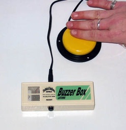 [BB-LATCH] Buzzer Box, Latching; will buzz until reset is pressed (BYO Switch)