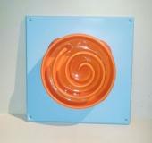 Activity Wall Panel -Strong tactile swirl 20cm in diam