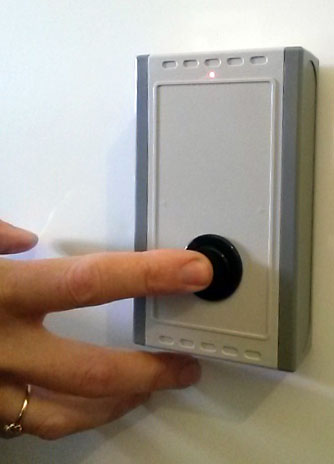 Wireless 20mm Wall mountable Push Button for electric doors