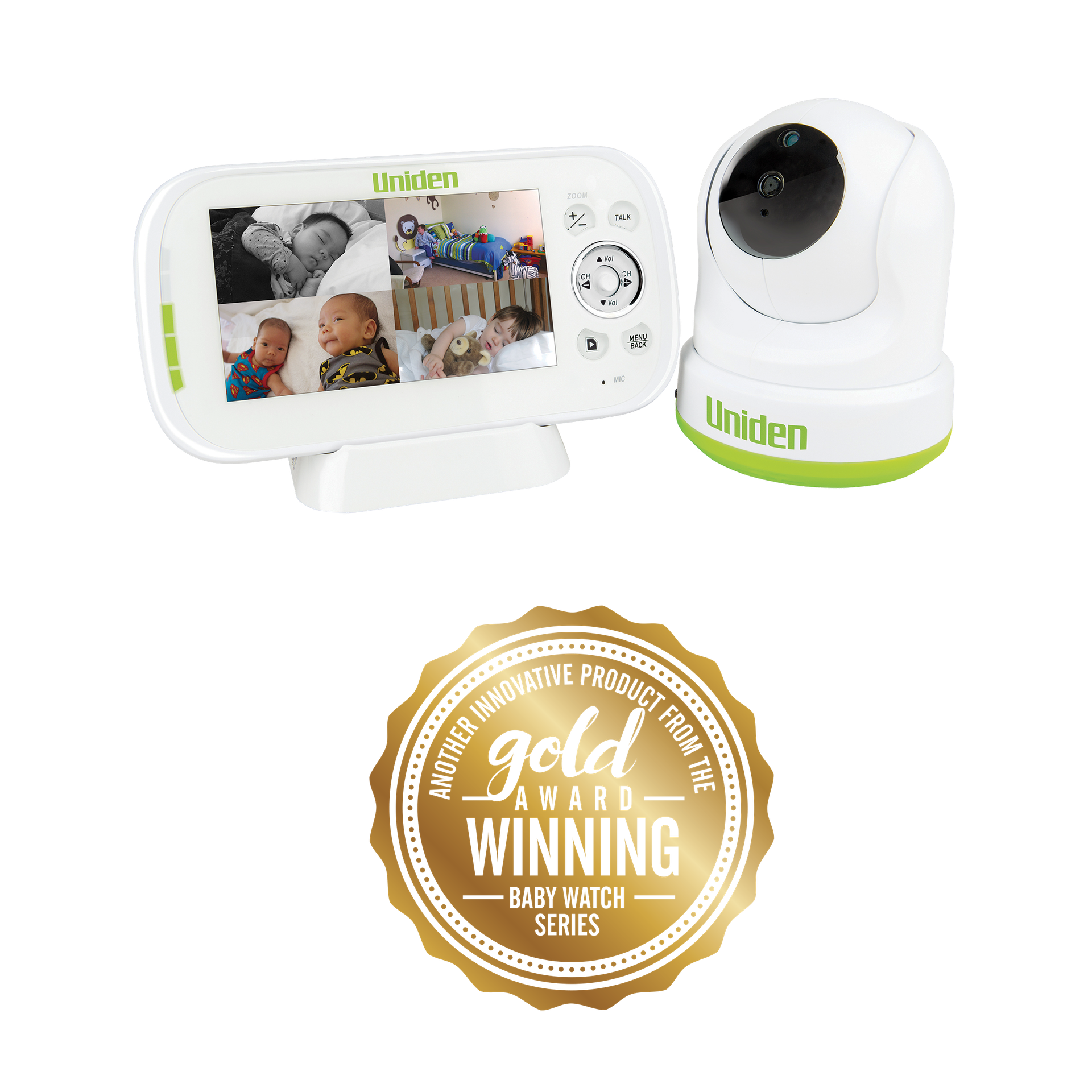 Digital Wireless Baby Video Monitor w/ Pan &amp; Tilt Camera