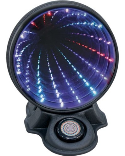 [KA1683] Infinity Mirror-watch multi-colored LEDs flicker while music plays
