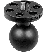 [RAP-B-366U] RAM 1" Ball with 1inch round Base and 1/4inch male thread