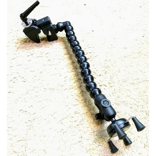 [SM-LL3/4-CP65] Phone Mount, Flexible LocLine 3/4"x65cm, Multiclamp, X-Grip Cradle