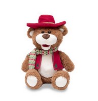 Country Cody plush bear - switch adapted